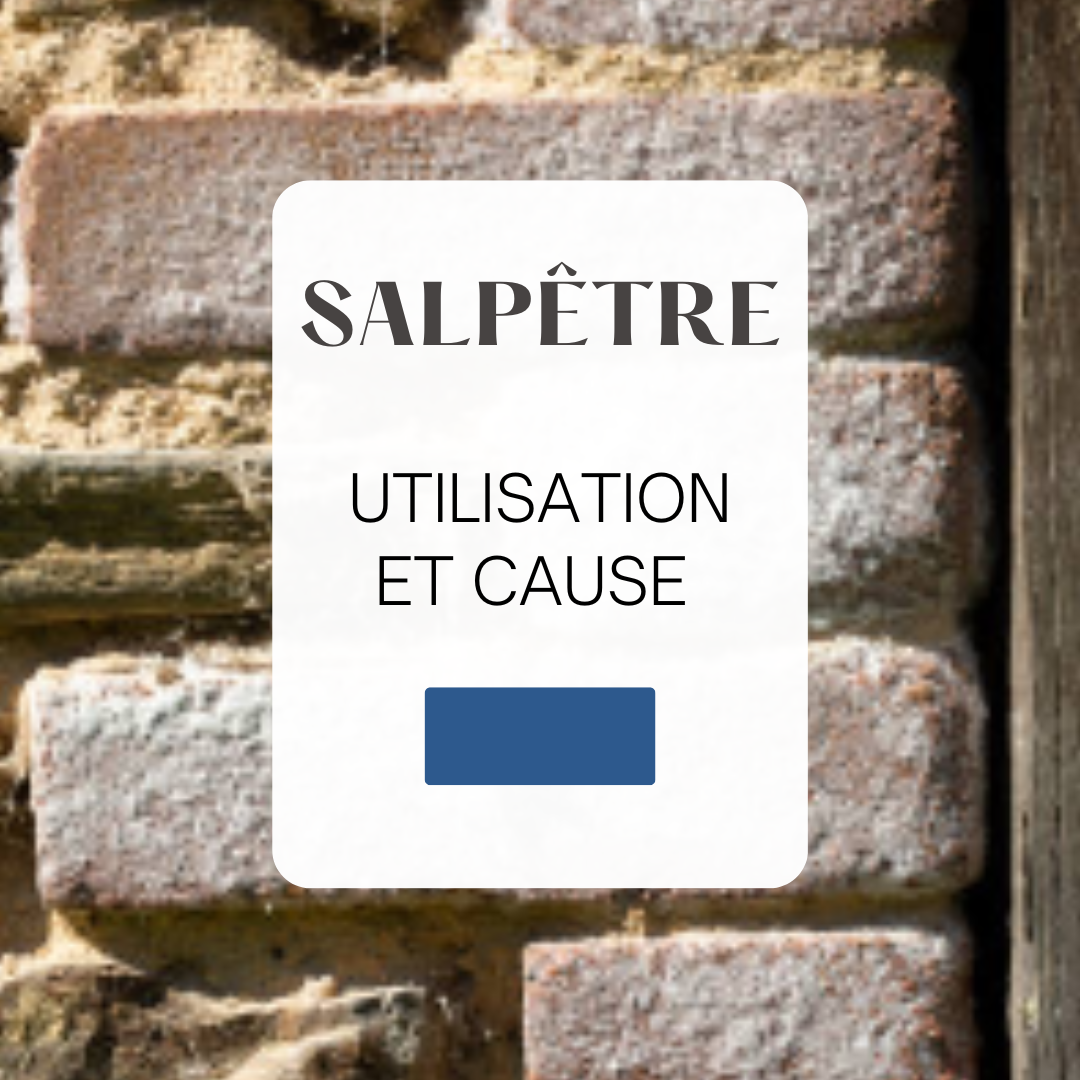 Utilisation et cause du salpêtre